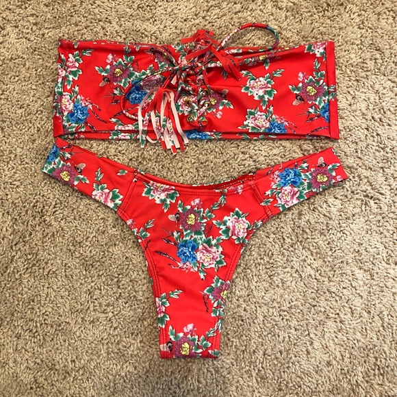 SHEIN Other - ‼️‼️SOLD‼️‼️ SHEIN Floral Bikini